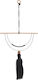 Inart Set of Hanging Decorations made of Wooden 31x1x31cm 6pcs