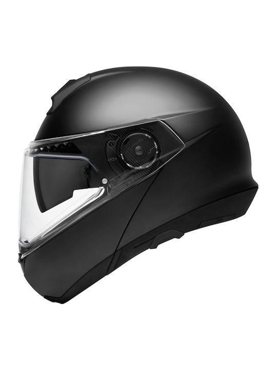 Schuberth C4 Pro Matt Black Κράνος Μηχανής Flip-Up με Pinlock και Sunvisor