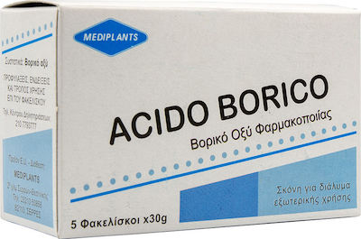 Mediplants Boric Acid Σκόνη για Κουνούπια / Μυρμήγκια 30gr