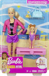 Barbie Gymnastics Coach Set pentru 3++ Ani