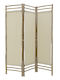 Inart Dekorativer Raumteiler aus Bambus mit 3 Paneelen 154x160cm