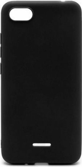 iNOS Back Cover Σιλικόνης Μαύρο (Redmi 6a)
