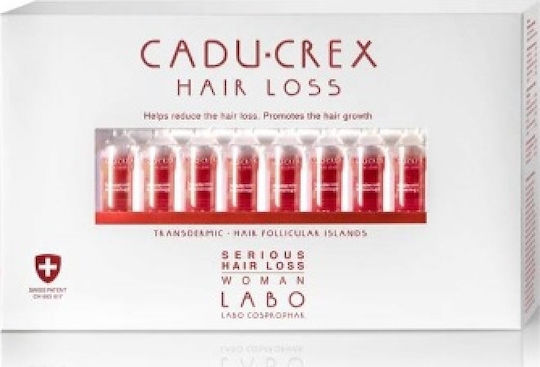 Labo Crescina Caducrex Serious Αμπούλες Μαλλιών κατά της Τριχόπτωσης για Γυναίκες 20x3.5ml