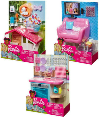 Barbie Έπιπλα Εσωτερικού Χώρου Set pentru 3++ Ani (Diverse modele) 1 buc