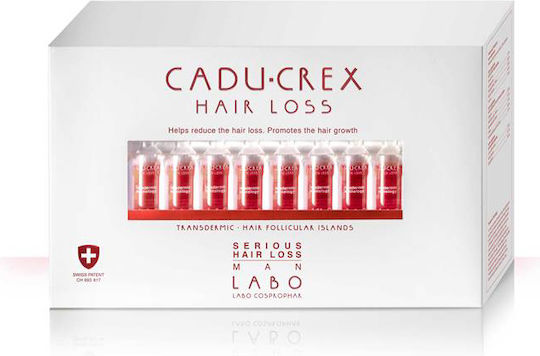 Labo Crescina Caducrex Serious Αμπούλες Μαλλιών κατά της Τριχόπτωσης για Άνδρες 40x3.5ml