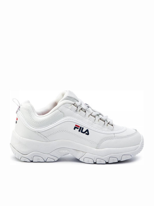 Low Strada Γυναικεία Chunky Sneakers Λευκά