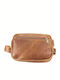 Kouros 719 Men's Leather Waist Bag Tabac Brown