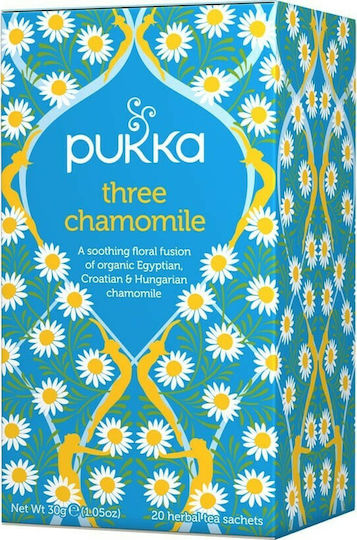 Pukka Three Chamomile Chamomile Organic Product 20 Bags 30gr