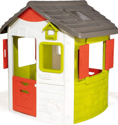 Smoby Kunststoff Kinder Spielhaus Garten Jura Lodge Mehrfarbig 115.4x123.3x132cm