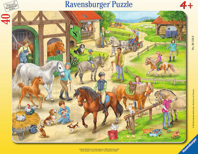 Kinderpuzzle Φάρμα Αλόγων für 4++ Jahre 40pcs Ravensburger