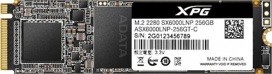 Adata XPG SX6000 Lite SSD 256GB M.2 NVMe PCI Express 3.0