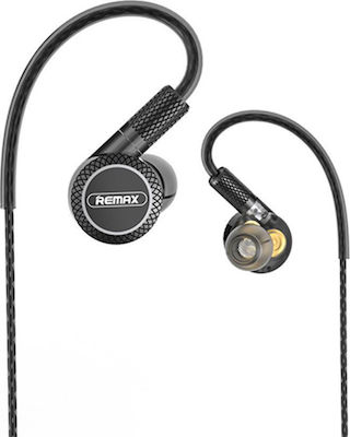 Remax RM-590 In-Ear Freihändig Kopfhörer mit Stecker 3.5mm Schwarz