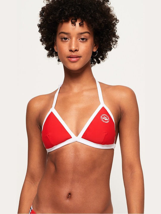 Superdry Bikini Τριγωνάκι Flare Red
