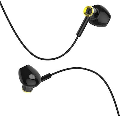 Hoco M47 Canorous Earbuds Handsfree with 3.5mm Connector Black