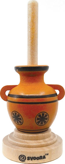 Svoora Ξύλινη Σβούρα Spinning Ancient Greek Vases για 5+ Ετών