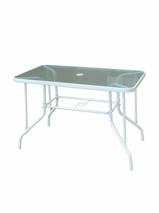 Tisch Stabil Baleno Weiß 110x60x71cm