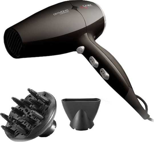 GA.MA Diamond Ceramic Hair Dryer with Diffuser 2300W