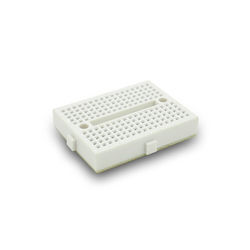 170 point breadboard with slot White