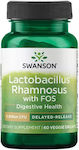 Swanson Lactobacillus Rhamnosus With FOS Probiotics 60 caps