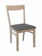 Ringo Kitchen Wooden Chair Gray 46x54x80cm