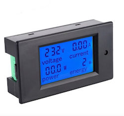 80~260VAC 100A Voltage Current Power Energy Meter + Current Transformer with LCD (PZEM-061)