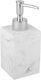 Marva Marble Dispenser Plastic Alb