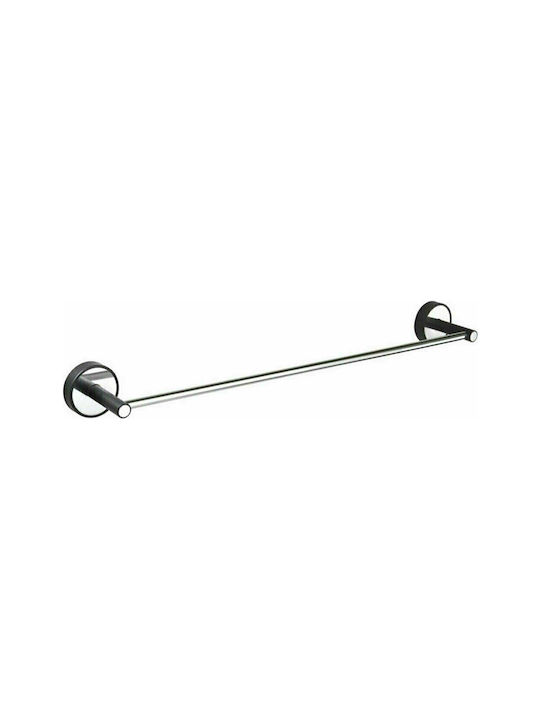 Karag Optimo-B Single Wall-Mounted Bathroom Rail Inox Silver