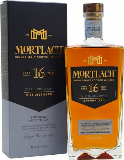 Old Distiller's Dram Single Malt Ουίσκι 16 Ετών Σκωτίας σε Κουτί 43.4% 700ml