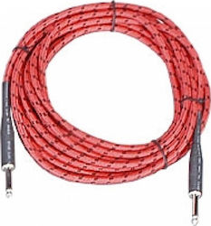 Peavey PV20 Multi Color Cable 6.3mm male - 6.3mm male 6m Red (00578880)