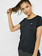 Under Armour HeatGear Women's Athletic T-shirt Fast Drying Black