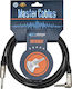Prostage Kabel 6,3mm Stecker - 6,3mm Stecker 2m Schwarz (TMG-02)