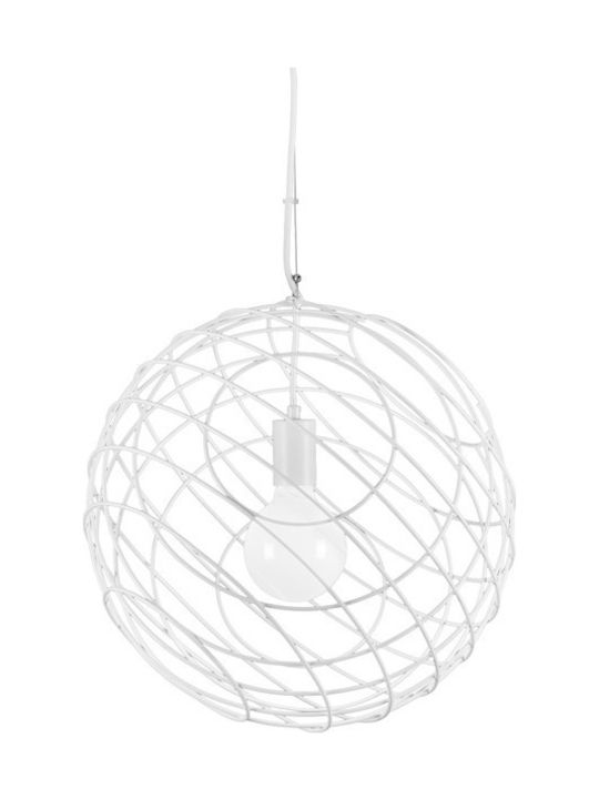 Luma Pendant Light Single-Light for Socket E27 White