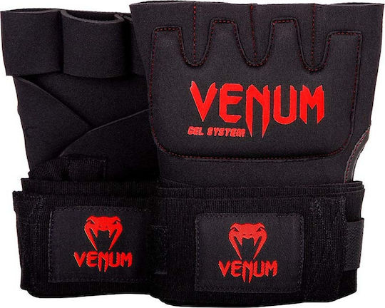 Venum Kontact Gel Glove Wraps Black/Red VENUM-0181