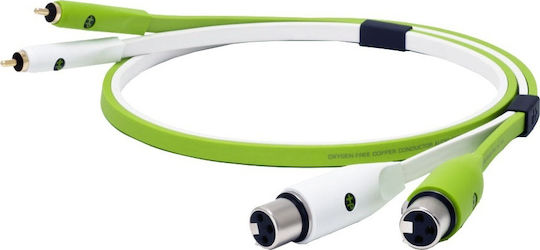 Oyaide Neo d + XFR Class b Cable XLR female - RCA male Πράσινο 2m