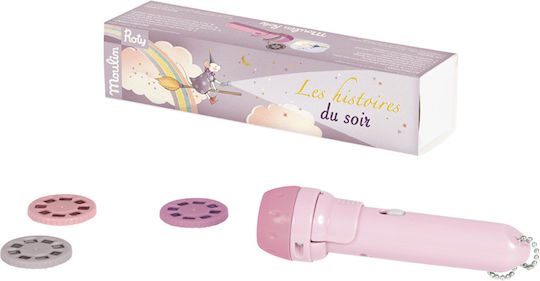 Moulin Roty Story Flashlight More Adventures of Sissi, Lala, & Mimi Story Projector for 4+ years old Years Old