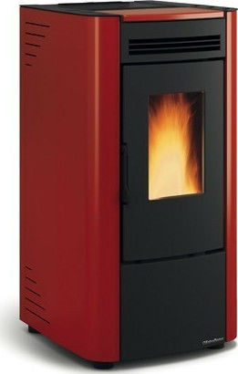 La Nordica Ketty Evo Σόμπα Pellet Αερόθερμη 6.5kW Κόκκινη