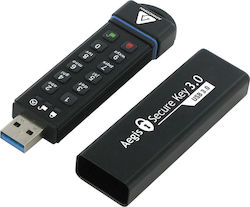 Apricorn Aegis Secure Key 120GB USB 3.0 Stick Μαύρο