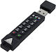 Apricorn Aegis Secure Key 64GB USB 3.1 Stick Μαύρο
