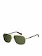 Polaroid Men's Sunglasses with Gold Metal Frame and Green Polarized Lens PLD2074/S/X J5G/UC