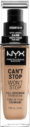 Nyx Professional Makeup Can't Stop Won't Stop Liquid Make Up 09 Medium Olive 30ml