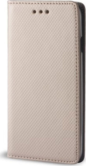 Forcell Book Δερματίνης Χρυσό (Galaxy S10)