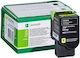 Lexmark C2320Y0 Toner Kit tambur imprimantă laser Galben Program de returnare 1000 Pagini printate