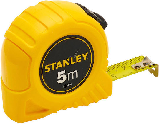 Stanley Μετροταινία με Αυτόματη Επαναφορά 19mm x 5m