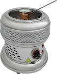 Johny AK/8-5 Chrome Round Sand Coffee Maker L21xW21xH19.5cm