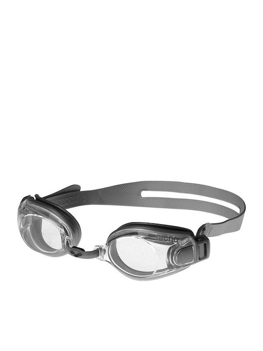 Arena Zoom X-Fit Schwimmbrillen Für Erwachsene Mit Blendfreien Linsen Grau