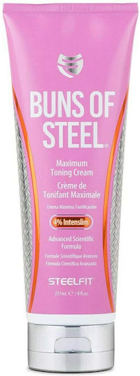 SteelFit Buns Steel Maximal Toning Creme für Abnehmen, Cellulite & Straffung 237ml