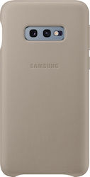 Samsung Leather Cover Back Cover Δερμάτινο Γκρι...