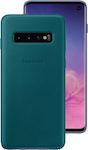 Samsung Leather Back Cover Πράσινο (Galaxy S10)