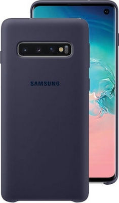 Samsung Umschlag Rückseite Silikon Marineblau (Galaxy S10) EF-PG973TNEGWW