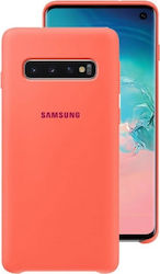 Samsung Umschlag Rückseite Silikon Rosa (Galaxy S10) EF-PG973THEGWW